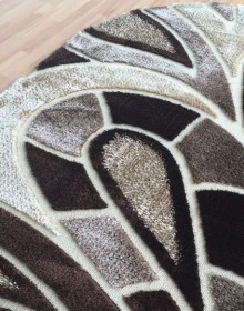 Високоворсный килим Liza KIng 1022 beige-d.brown - высокое качество по лучшей цене в Украине.